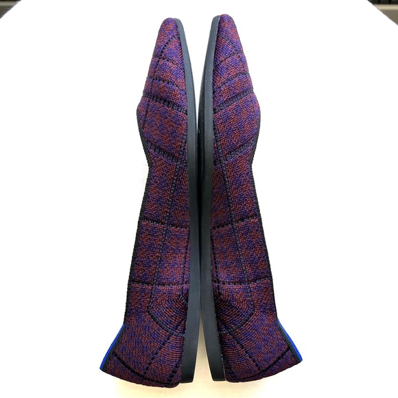 ROTHY’S: “The Point” in Cranberry Plaid, Size 9.5 NIB - Picture 5 of 14